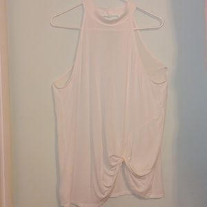 White halter top